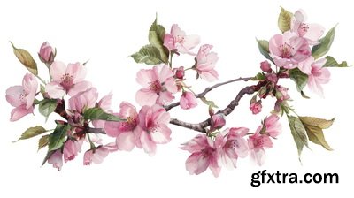 SPRING BRANCHES - Buds, Sprouts & Flowered 85xPNG SPRING BRANCHES - Buds, Sprouts & Flowered 85xPNG