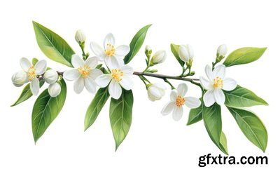 SPRING BRANCHES - Buds, Sprouts & Flowered 85xPNG SPRING BRANCHES - Buds, Sprouts & Flowered 85xPNG