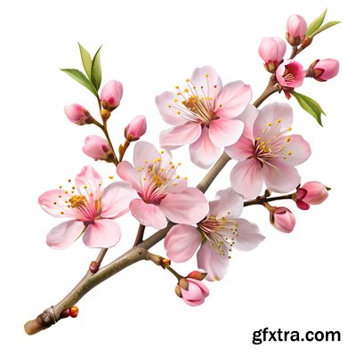 SPRING BRANCHES - Buds, Sprouts & Flowered 85xPNG SPRING BRANCHES - Buds, Sprouts & Flowered 85xPNG