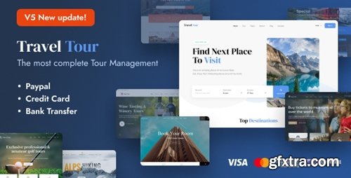 Themeforest - Travel Tour v5.2.7 - Tour Booking, Travel Booking Theme - nulled