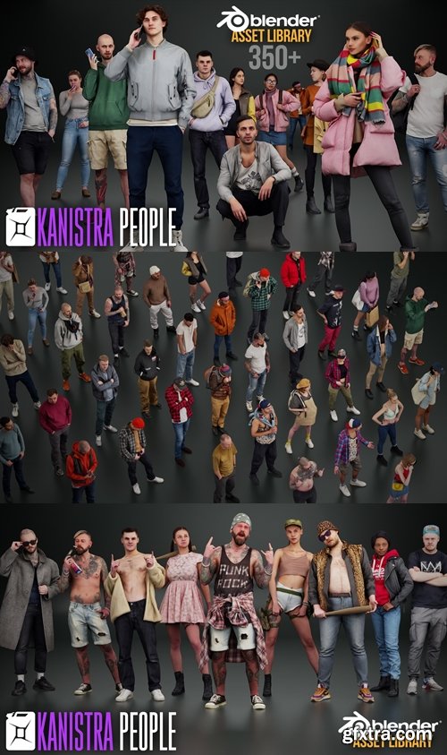 Sketchfab - Kanistra People