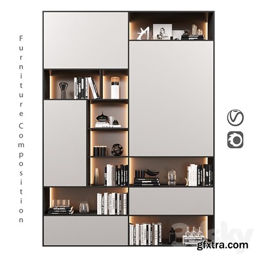 3dsky Pro - Furniture Composition | set 55