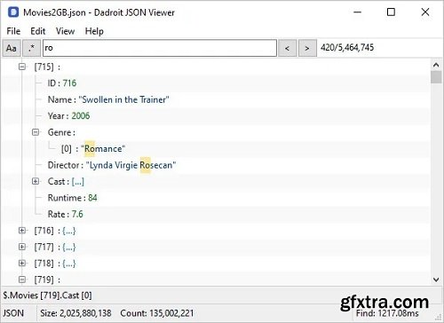 Dadroit JSON Viewer 3.1.0.533