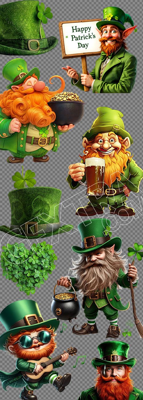 St. Patrick's Day Collection 9xPNG, 37xJPG