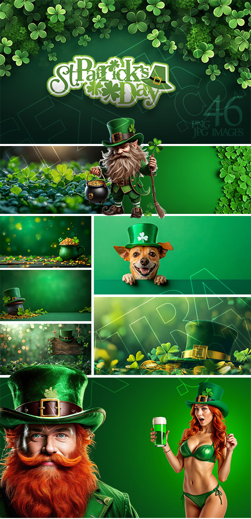 St. Patrick's Day Collection 9xPNG, 37xJPG