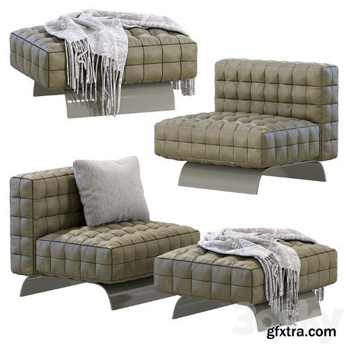 3dsky Pro - Minotti TWIGGY Armchair