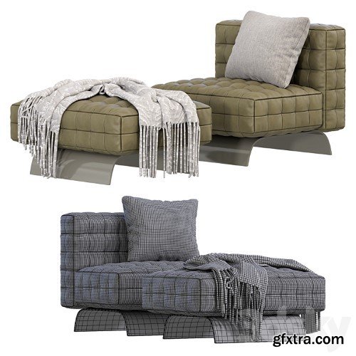 3dsky Pro - Minotti TWIGGY Armchair