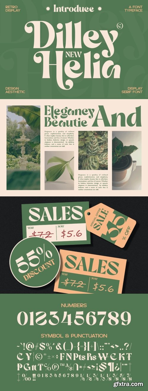 CM - Dilley Helia - Serif Retro Typeface