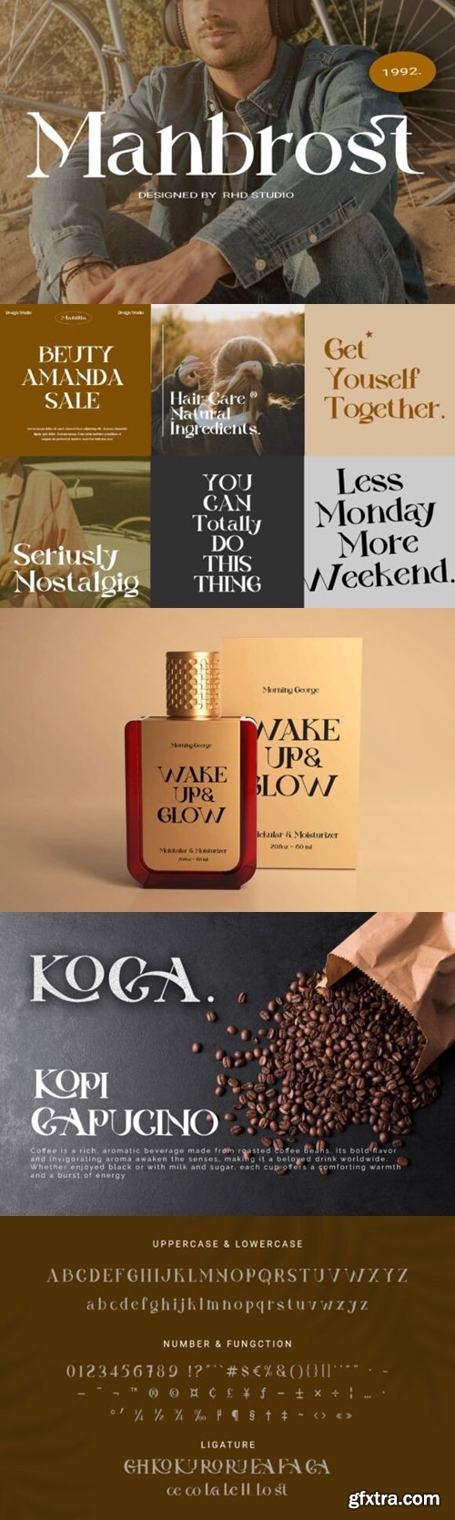 CM - Manbrost serif Font