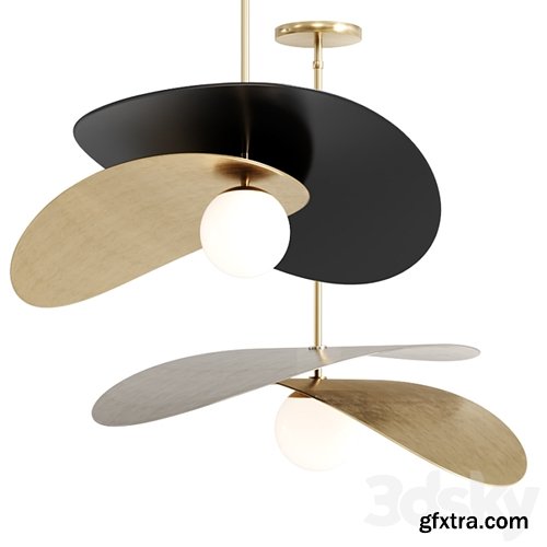 3dsky Pro - WEST ELM Olivia Pendant