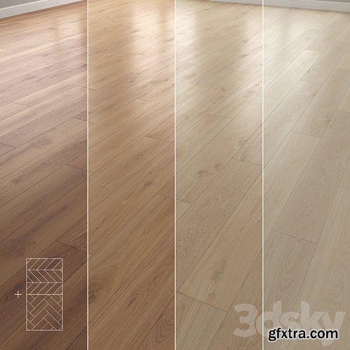 3dsky Pro - Parquet 4 colors Linear, herringbone, chevron setquad12