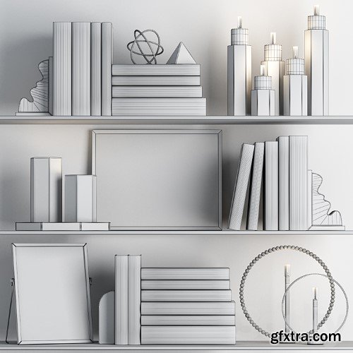 3dsky Pro - DECORATIVE SET 05 (white)