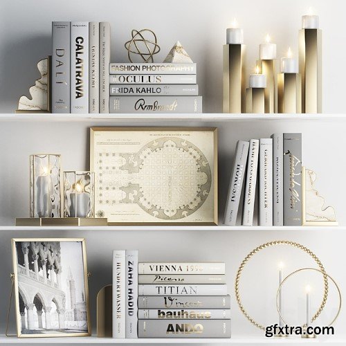 3dsky Pro - DECORATIVE SET 05 (white)