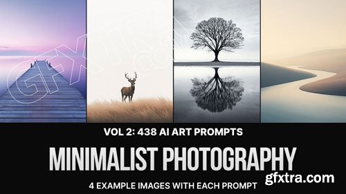 438 Midjourney Prompts For Minimalist Photography: Vol 2
