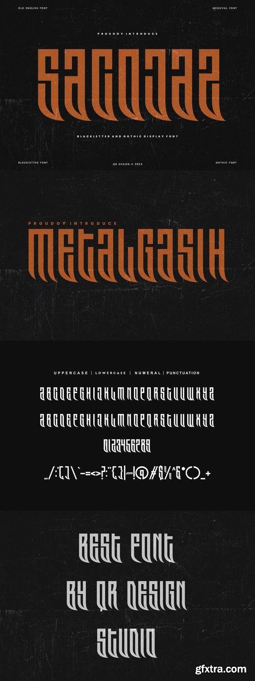 Sacojaz - Blackletter & Gothic Font