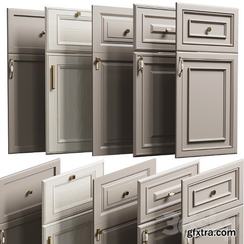 3dsky Pro - Kitchen faces in the classic style set 001