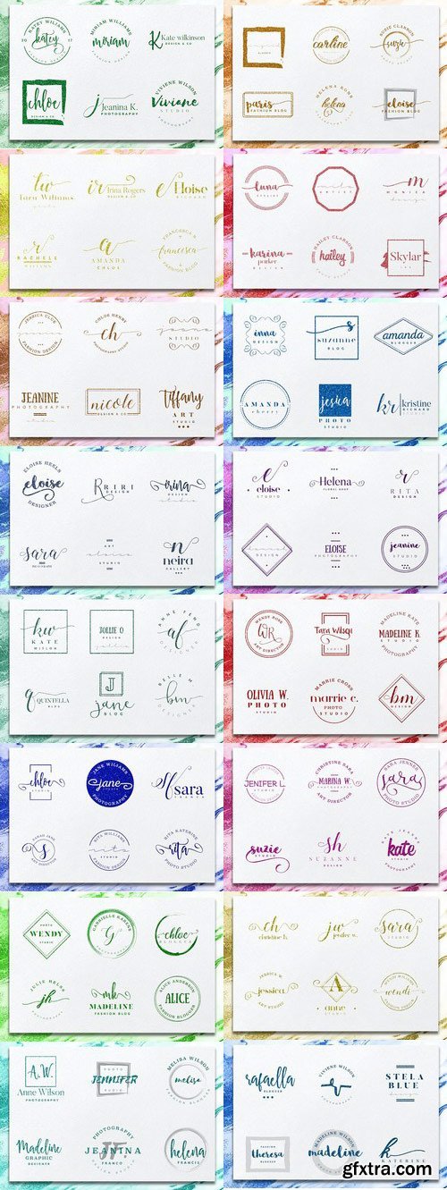 CM - Ichic Premade Logo Templates Pack 1159166