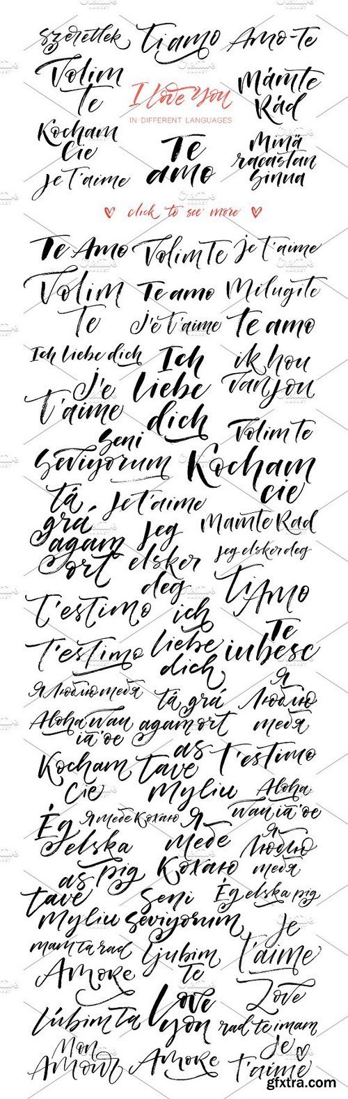 CM - Big bundle of Love phrases. 1156052