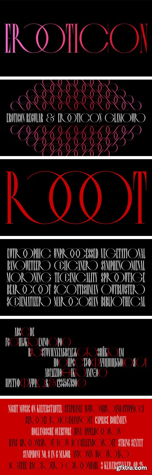 Eroticon Font Family