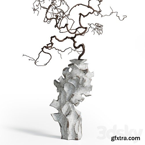 3dsky Pro - Vase Stone Stone Temple XXXV