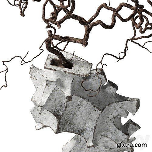 3dsky Pro - Vase Stone Stone Temple XXXV