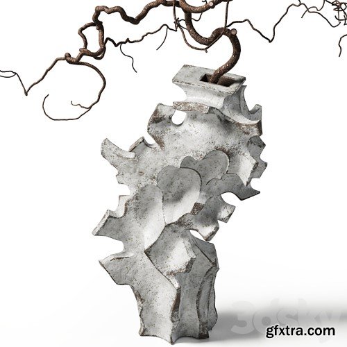 3dsky Pro - Vase Stone Stone Temple XXXV