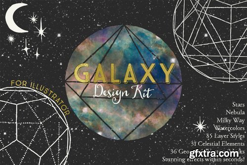 CM - Galaxy Design Kit for Illustrator 335883