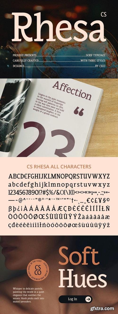 Rhesa - Classic Font