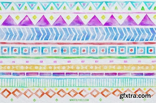CM - 53 Aztec Watercolour Brushes 5995