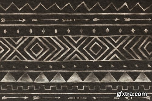 CM - 53 Aztec Watercolour Brushes 5995