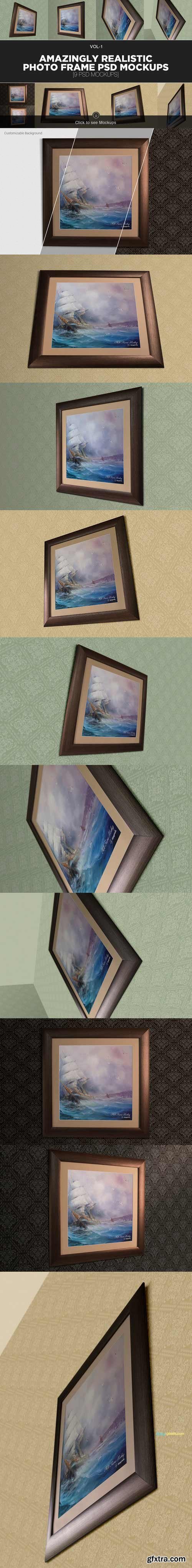 CM - Photo & Poster Frame Mockup Bundle 411060