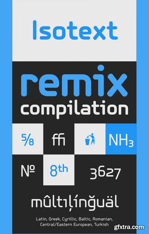 PF Isotext Pro 6xOTF