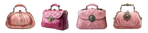 VINTAGE ACCESSORIES - HANDBAGS &amp; SUITCASES 8xPNG