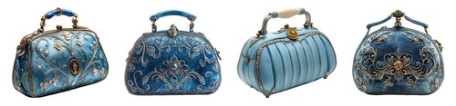 VINTAGE ACCESSORIES - HANDBAGS &amp; SUITCASES 8xPNG