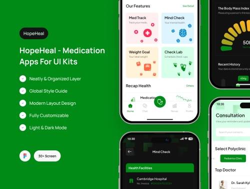 'Hopeheal - Health Care Mobile App'