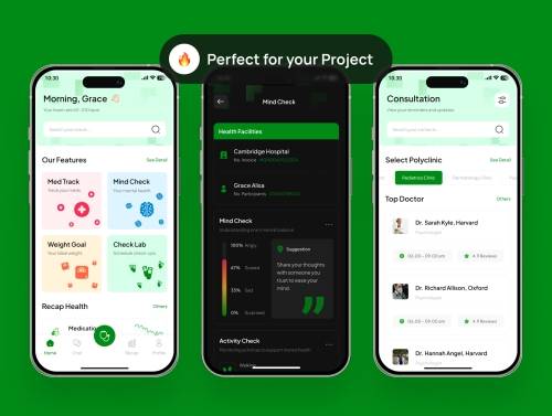 'Hopeheal - Health Care Mobile App'