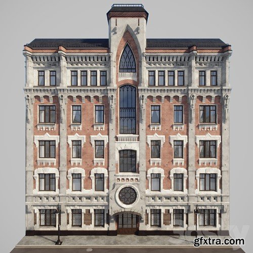 3dsky Pro - Building facade