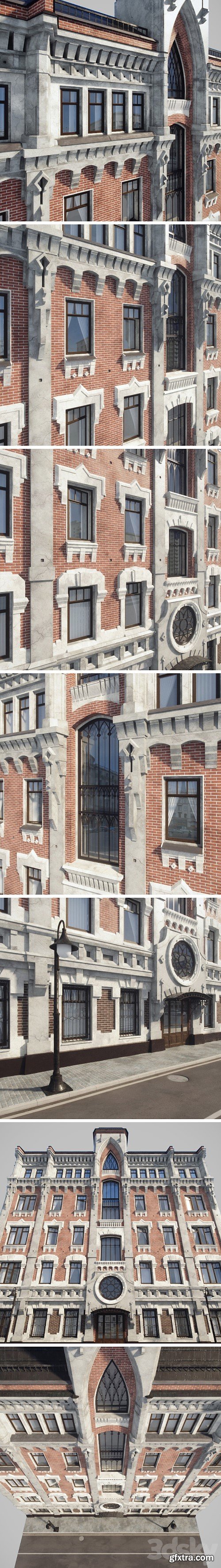 3dsky Pro - Building facade