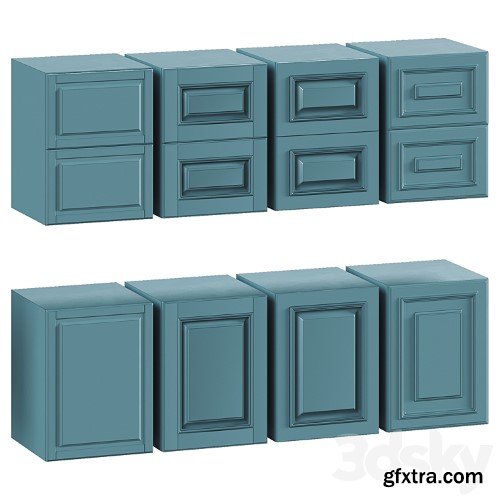 3dsky Pro - Kitchen facades in a classic style