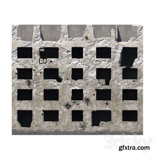 3dsky Pro - Ruined facade