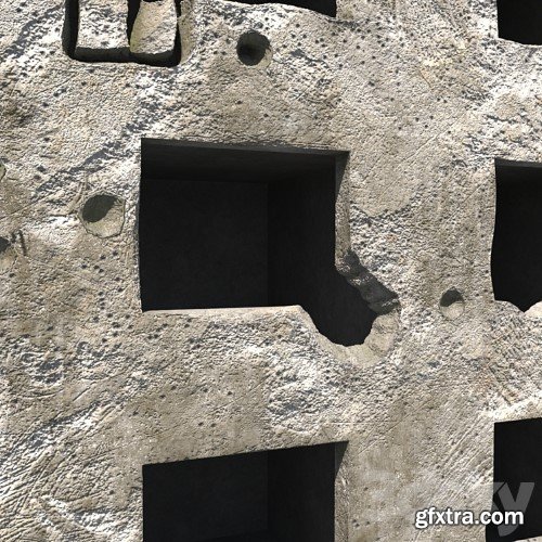 3dsky Pro - Ruined facade