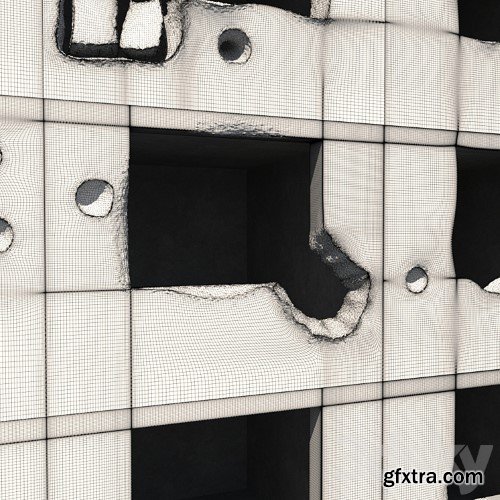 3dsky Pro - Ruined facade