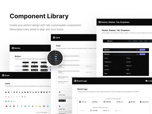 'Clavio - SAAS Website UI Kit Design'