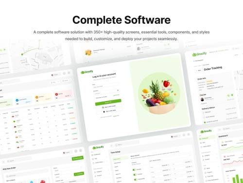 'Grocify – Grocery Delivery Design System'