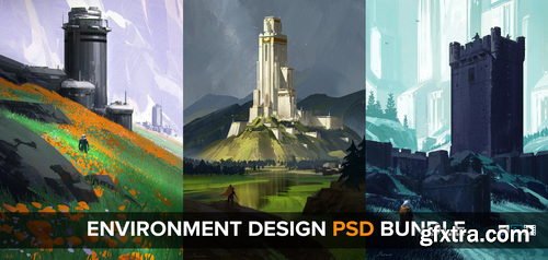 Artstation - ENVIRONMENT DESIGN -PSD BUNDLE