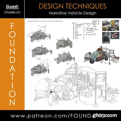 Foundation Patreon - Design Techniques - Narrative Vehicle Design