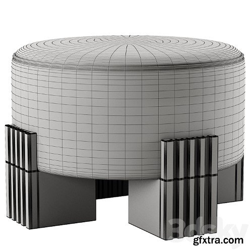 3dsky Pro - CLARK Awaken Type Low fabric stool By DOME DECO