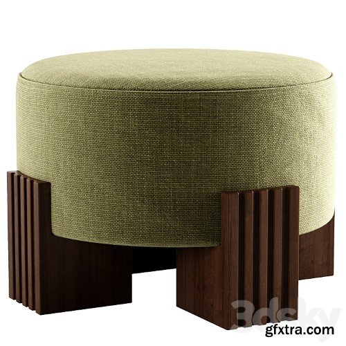 3dsky Pro - CLARK Awaken Type Low fabric stool By DOME DECO