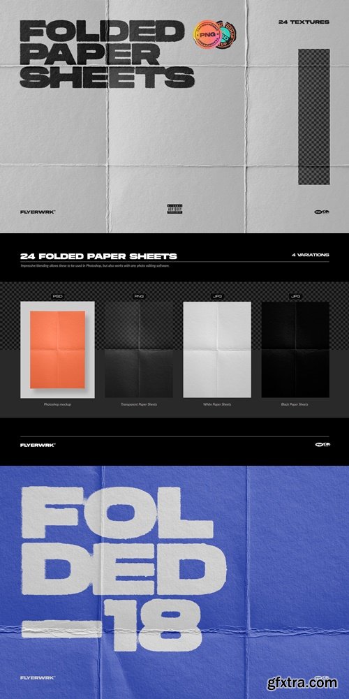 FLYERWRK - Folded Paper Sheets