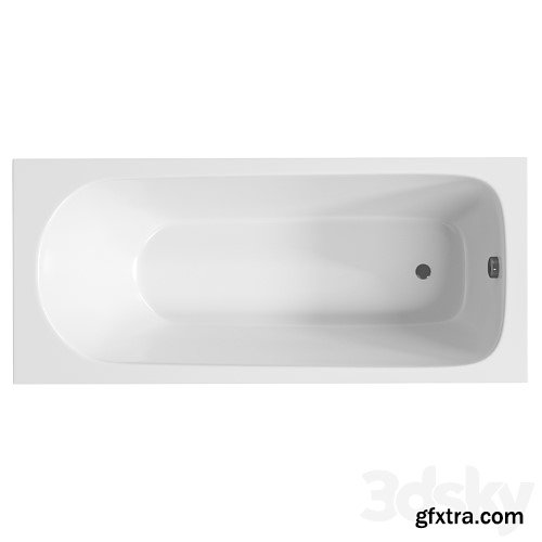 3dsky Pro - Steel bathtub Kaldewei Saniform Plus 373-1 170x75 112600010001 uncoated